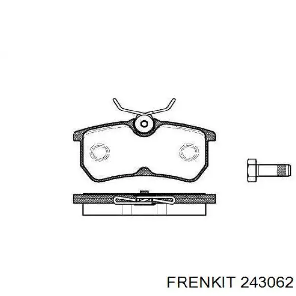 0447930340 Toyota juego de reparación, pinza de freno trasero