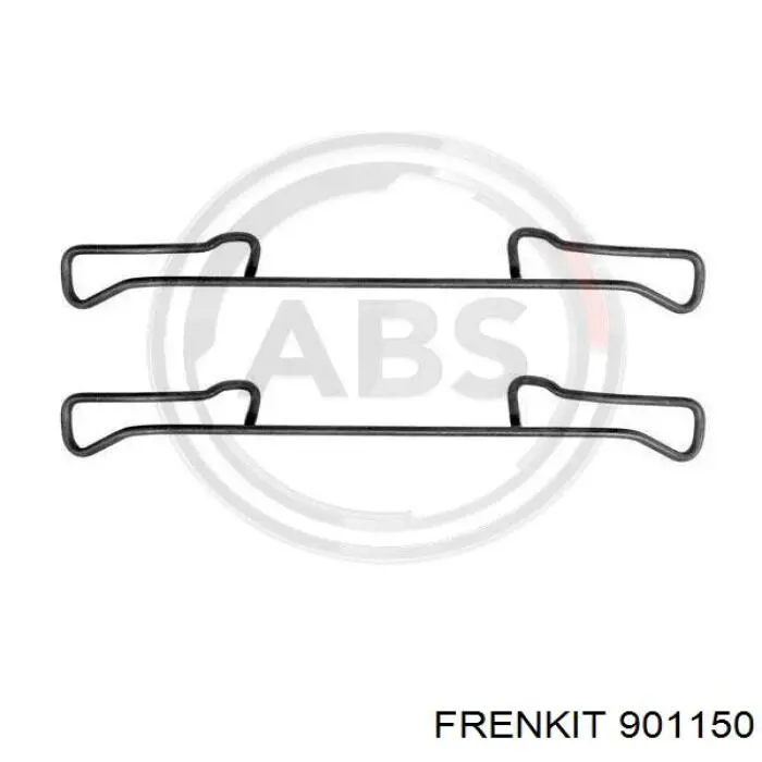 901150 Frenkit juego de reparación, pastillas de frenos