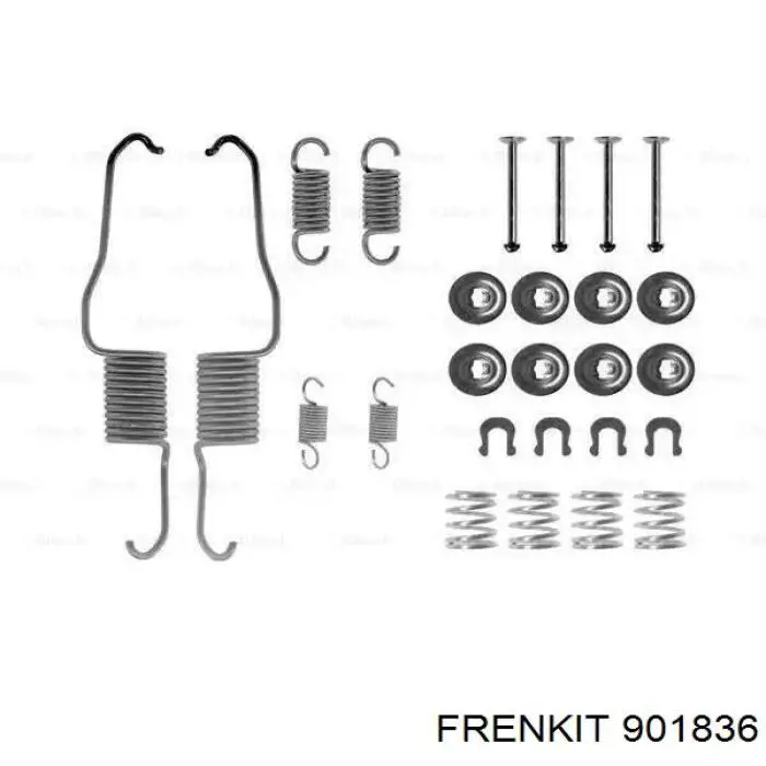 901836 Frenkit juego de reparación, frenos traseros