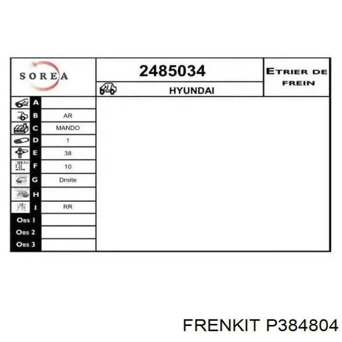  Émbolo, pinza del freno trasera para Hyundai Tucson 3 