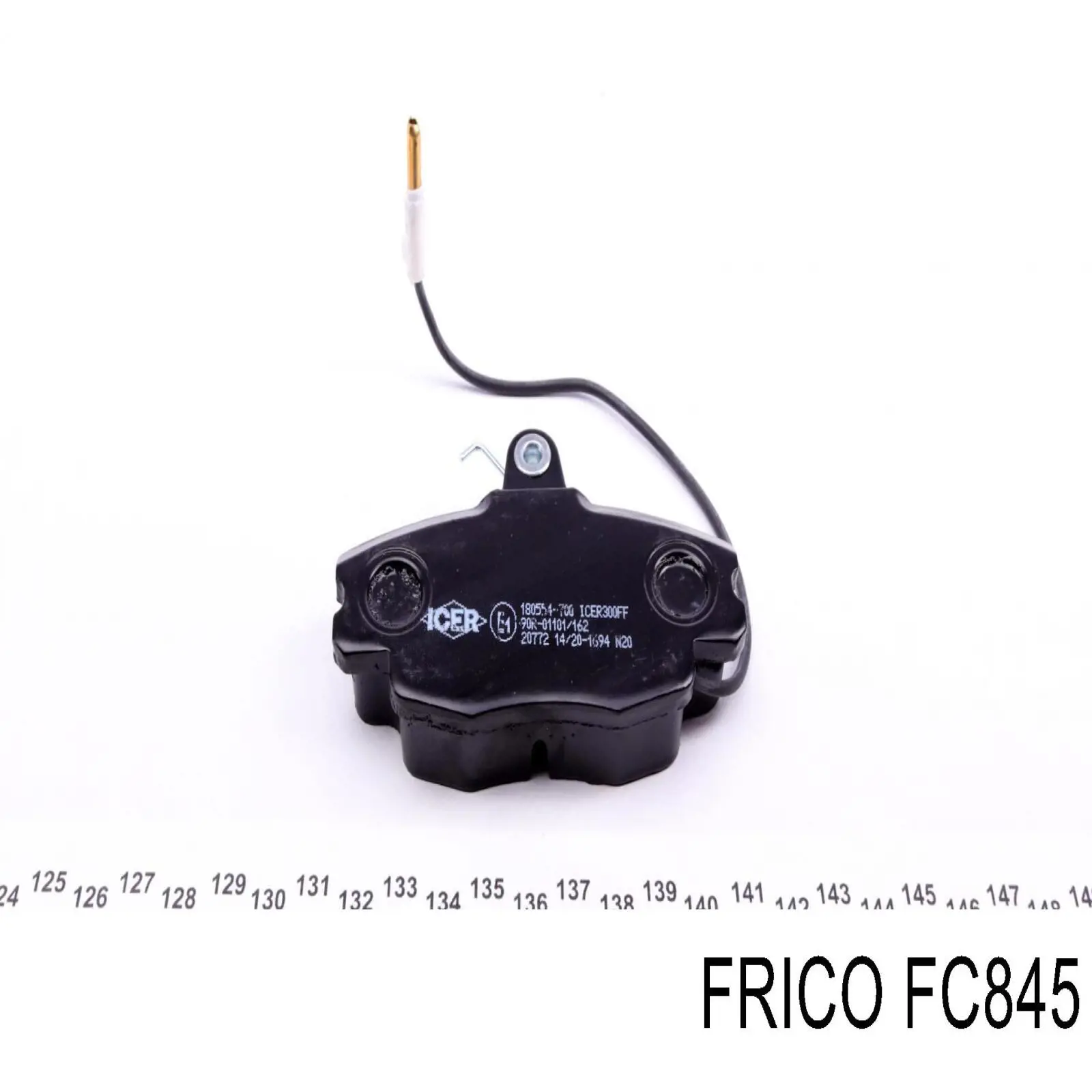 FC845 Frico pastillas de freno delanteras