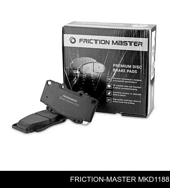 MKD1188 Friction Master pastillas de freno delanteras