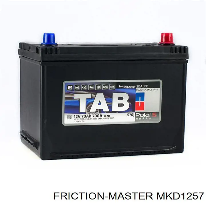 MKD1257 Friction Master pastillas de freno delanteras