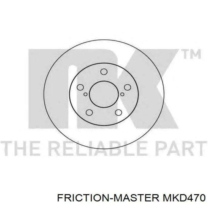 MKD470 Friction Master pastillas de freno delanteras