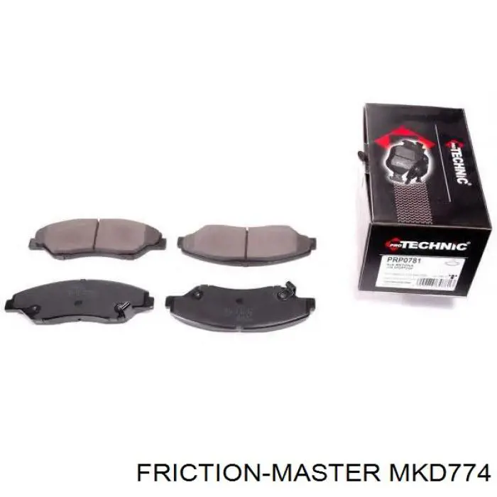 MKD774 Friction Master pastillas de freno delanteras