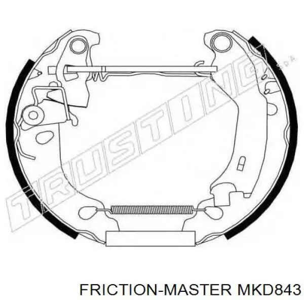 MKD843 Friction Master pastillas de freno delanteras