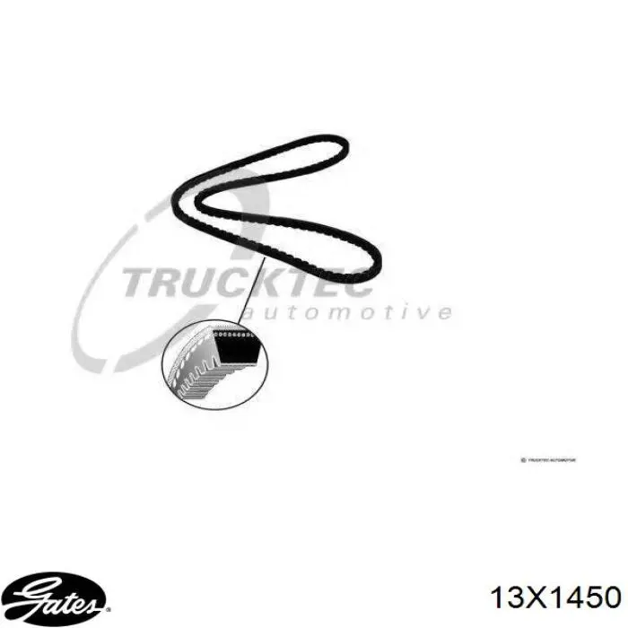 13X1450 Gates correa trapezoidal