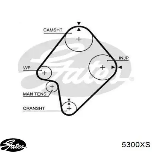  Correa distribucion para Mazda E SR2