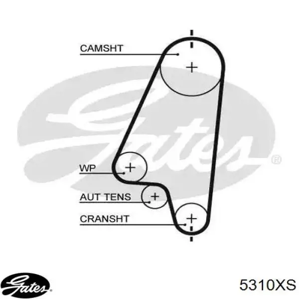  Correa distribucion para Opel Meriva 