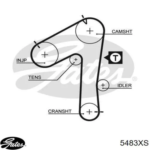 5483XS Gates correa distribucion