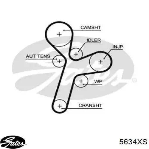  Correa distribucion para Opel Antara L07