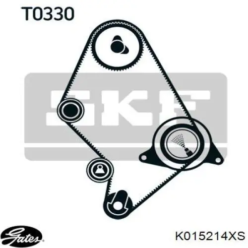 K015214XS Gates kit correa de distribución