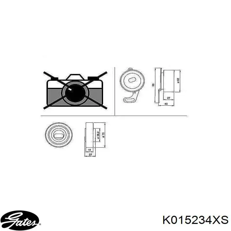  Kit correa de distribución para Honda Shuttle 1 