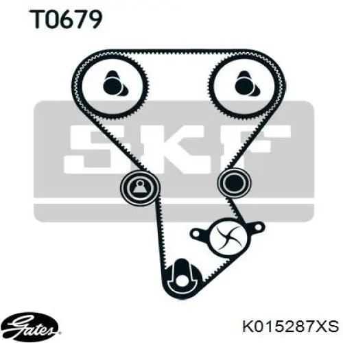  Kit correa de distribución para KIA Clarus GC