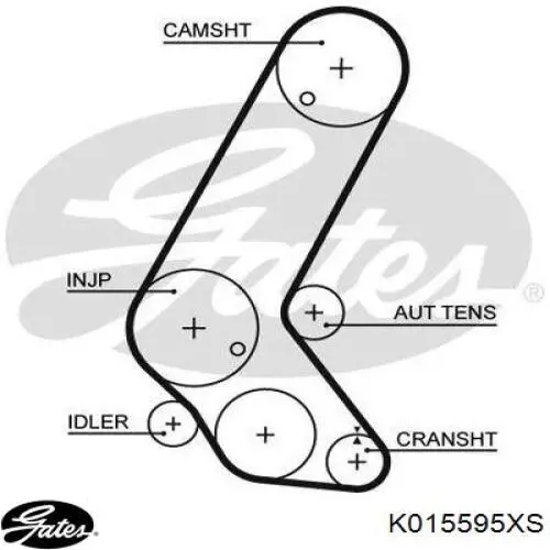 93196788 Opel kit correa de distribución