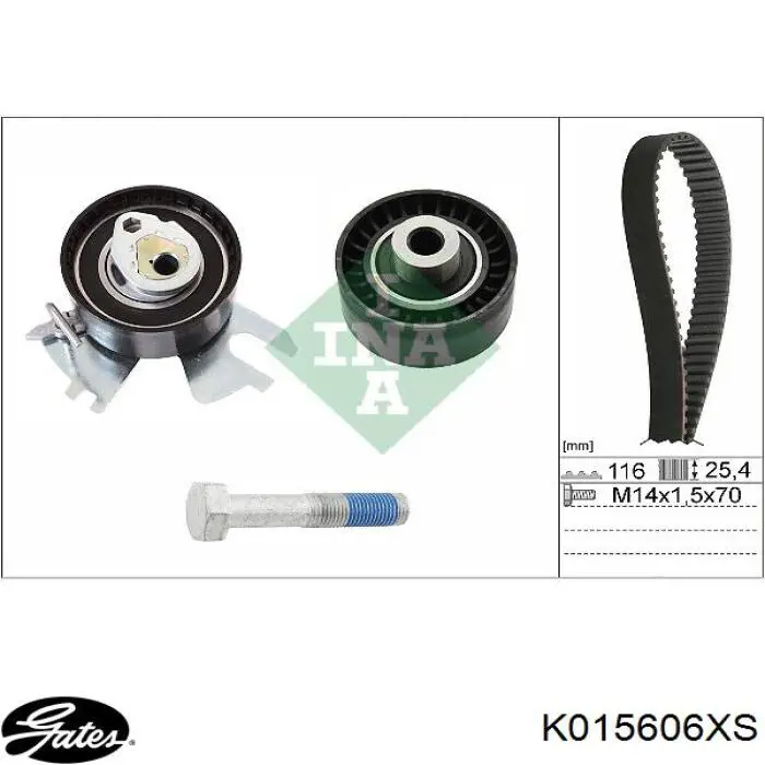 530 0449 10 Polcar kit correa de distribución