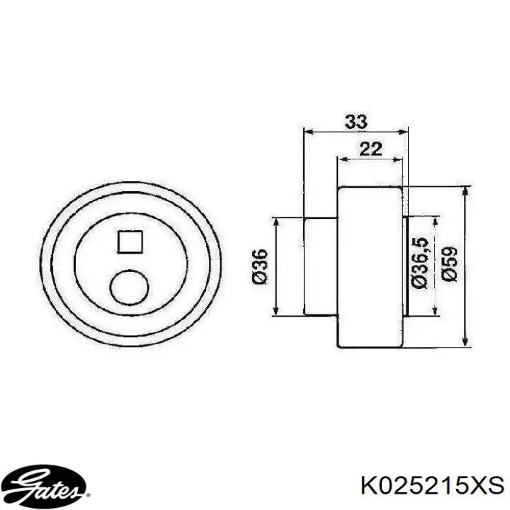 0000083106 Peugeot/Citroen kit correa de distribución