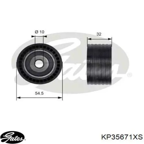 KP35671XS Gates kit correa de distribución