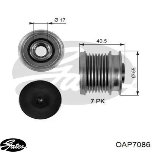 6421500660 Mercedes poleas juego de piezas