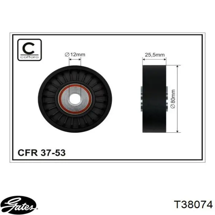 532031510 LUK rodillo, correa trapecial poli v