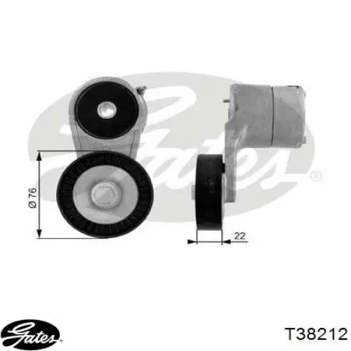  Tensor de correa, correa poli V para Opel Signum 