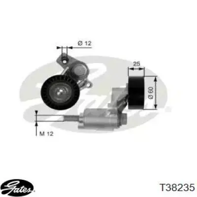  Tensor de correa, correa poli V para Peugeot 605 6B