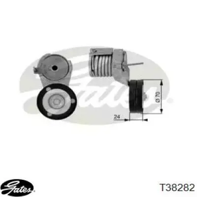 461352 Cautex tensor de correa, correa poli v