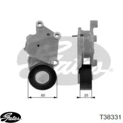  Tensor de correa, correa poli V para Ford Fiesta 5 