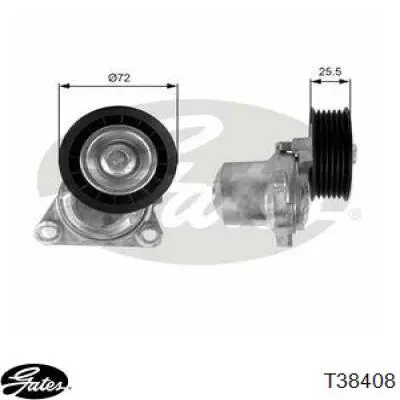 1302873 Ford tensor de correa, correa poli v