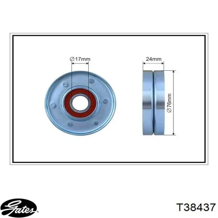 MPQ0603 Magneti Marelli tensor de correa, correa poli v