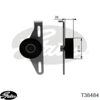 100295 Febi tensor de correa, correa poli v