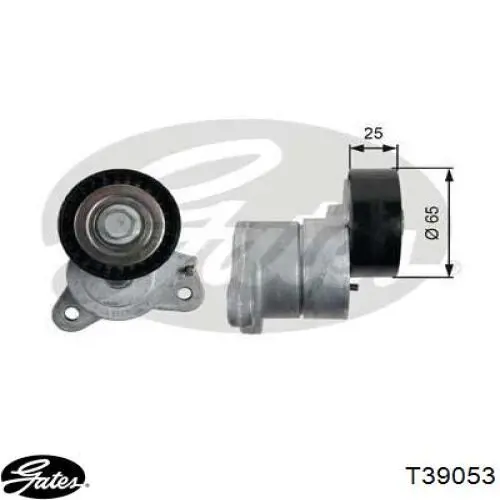  Tensor de correa, correa poli V para Jeep Compass 