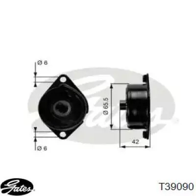 534 0239 10 Polcar tensor de correa, correa poli v