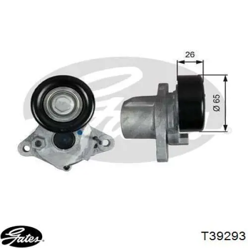  Tensor de correa, correa poli V para Hyundai I40 VF