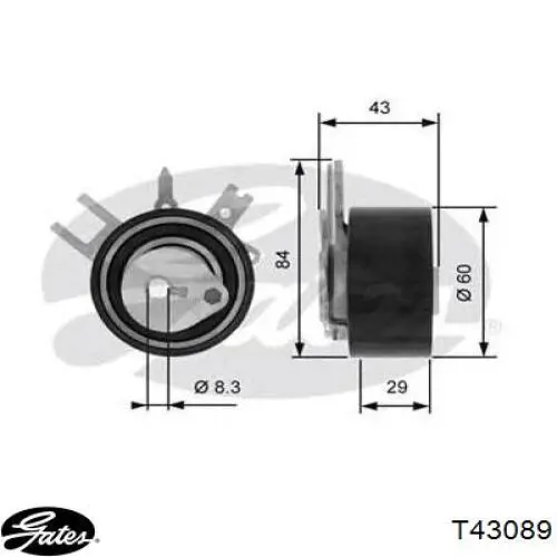  Rodillo, cadena de distribución para Peugeot 807 E