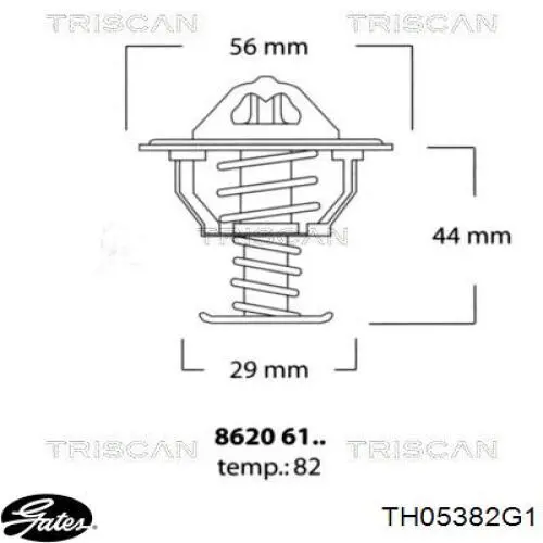 9901603145 Toyota termostato, refrigerante