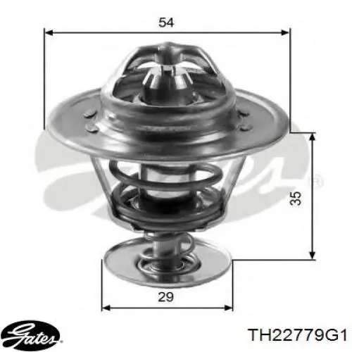 TH22779G1 Gates termostato, refrigerante