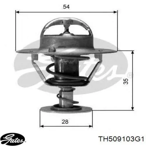  Termostato, refrigerante para Opel Mokka 