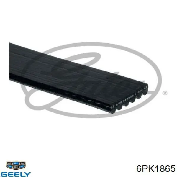 6PK1865 Geely correa trapezoidal