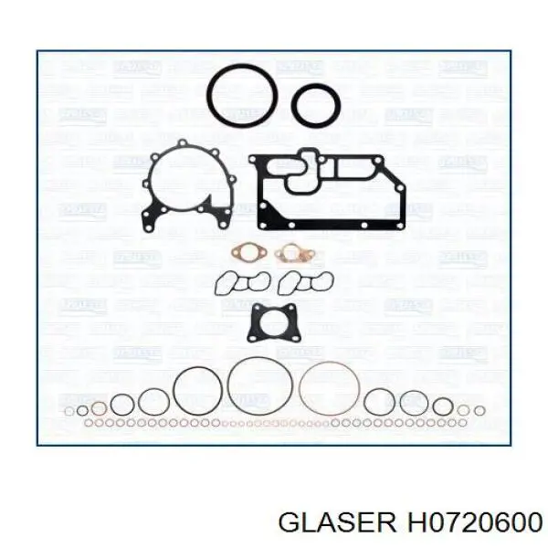 H0720600 Glaser junta de culata