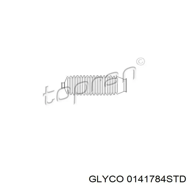 0141784STD Glyco juego de cojinetes de biela, estándar (std)