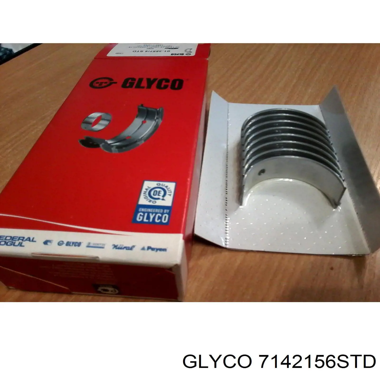 7142156STD Glyco juego de cojinetes de biela, estándar (std)