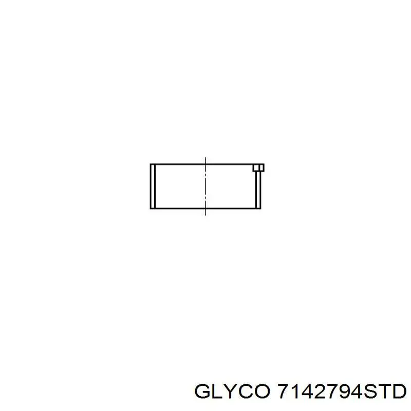 7142794STD Glyco juego de cojinetes de biela, estándar (std)