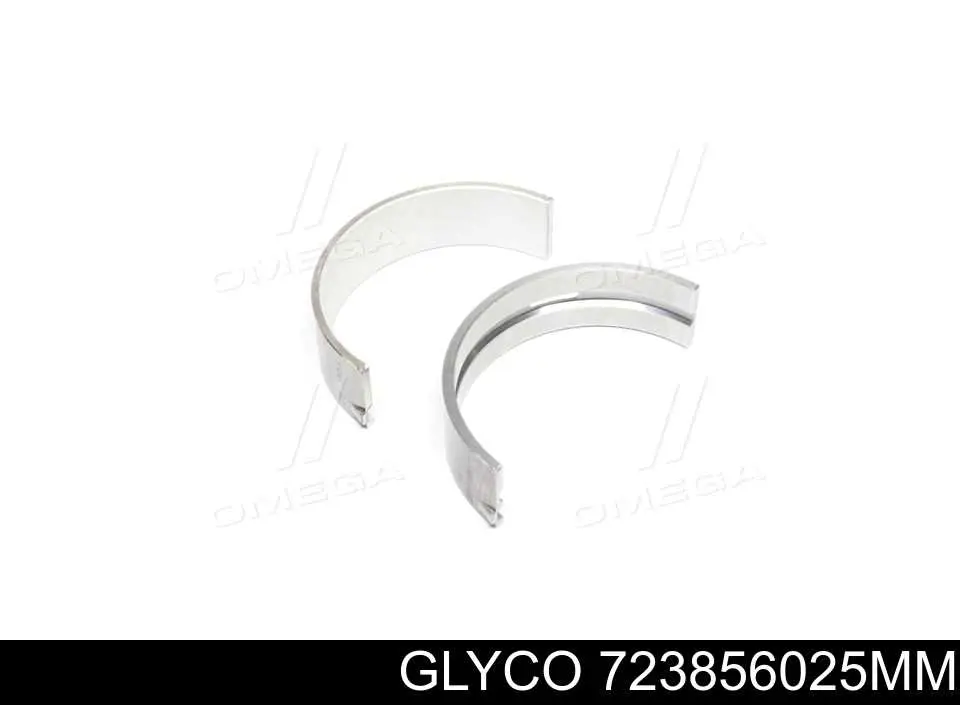 72-3856 0.25MM Glyco juego de cojinetes de cigüeñal, cota de reparación +0,25 mm