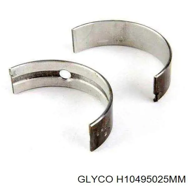 H10495025MM Glyco juego de cojinetes de cigüeñal, cota de reparación +0,25 mm