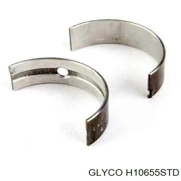 H10655STD Glyco juego de cojinetes de cigüeñal, estándar, (std)