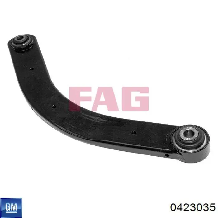 0423035 General Motors brazo suspension inferior trasero izquierdo/derecho