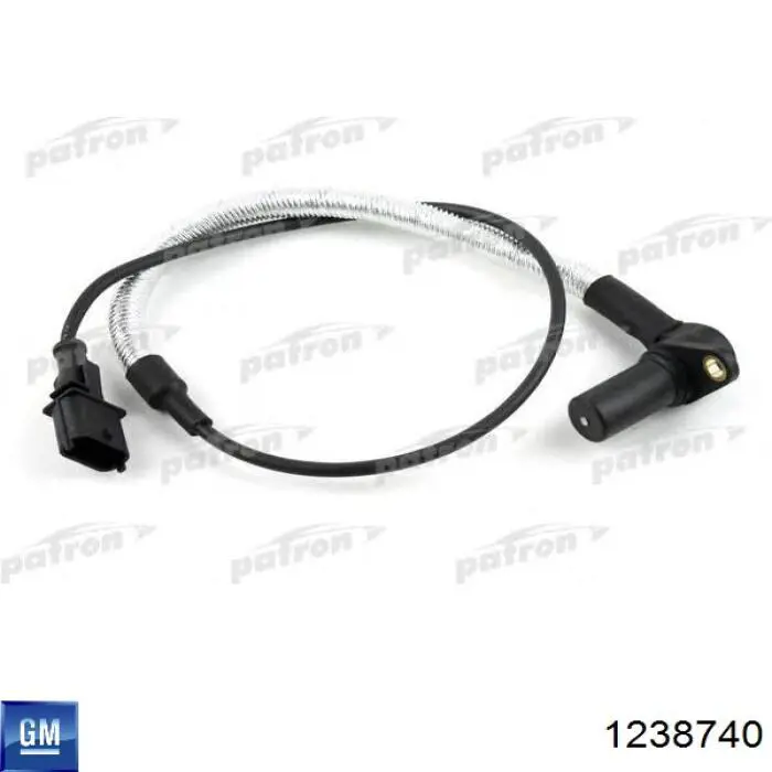 1238740 General Motors sensor de posición del cigüeñal