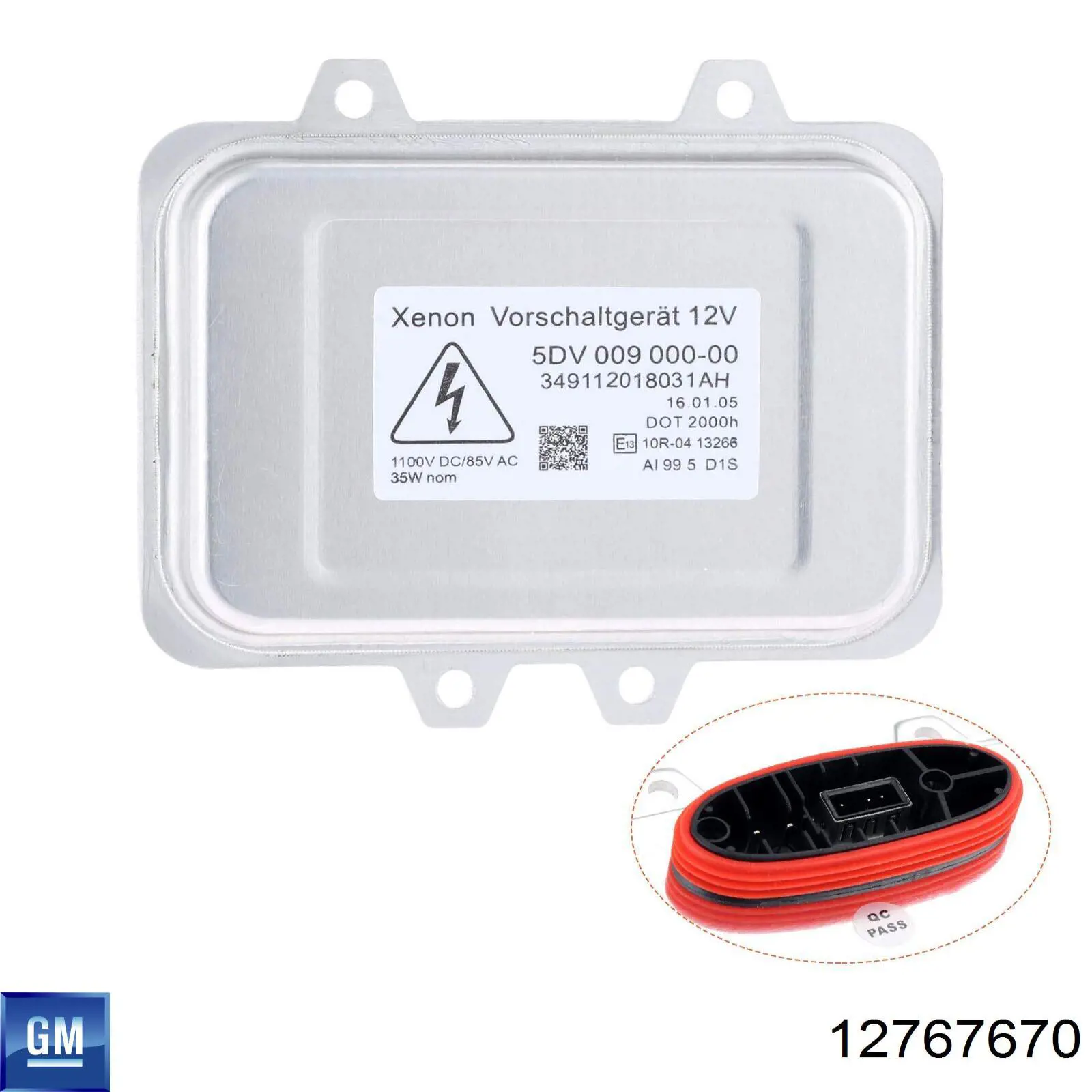 12767670 General Motors xenon, unidad control