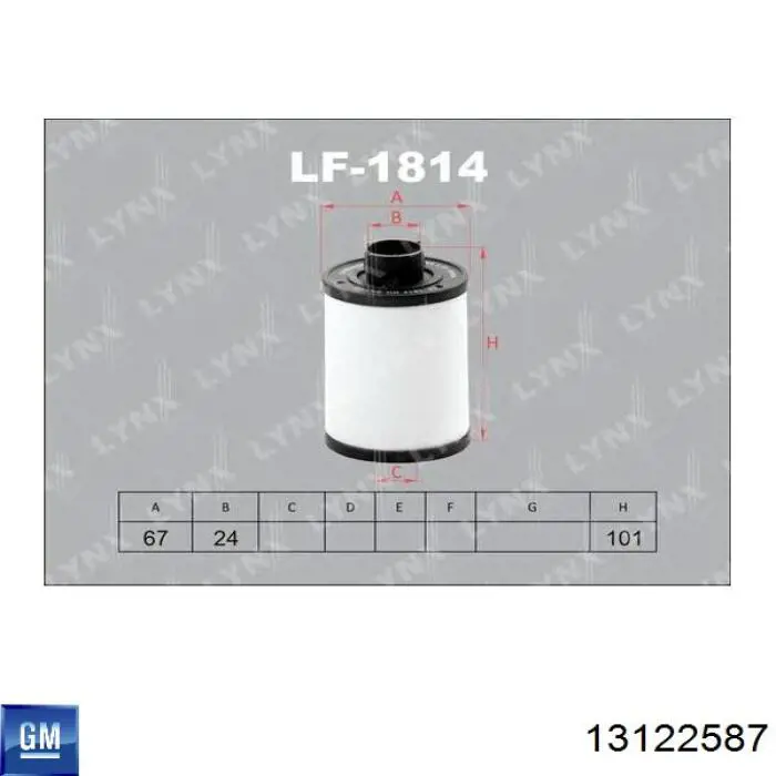 90111090900 Porsche caja, filtro de combustible